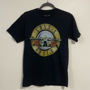 Guns & Roses Band T-Shirt Black Size Small
